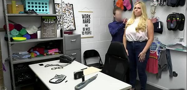  Pervert officer enjoying Karen Fishers sweet milf pussy and licks her cunt
